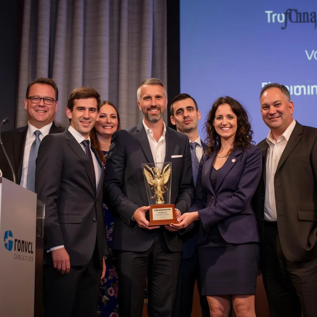 Ceremonia de premio a la excelencia financiera